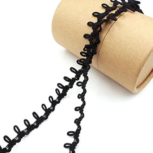 25 Yd Button Looping Braid Trim Elastic Button Loop For Sewing Craft P
