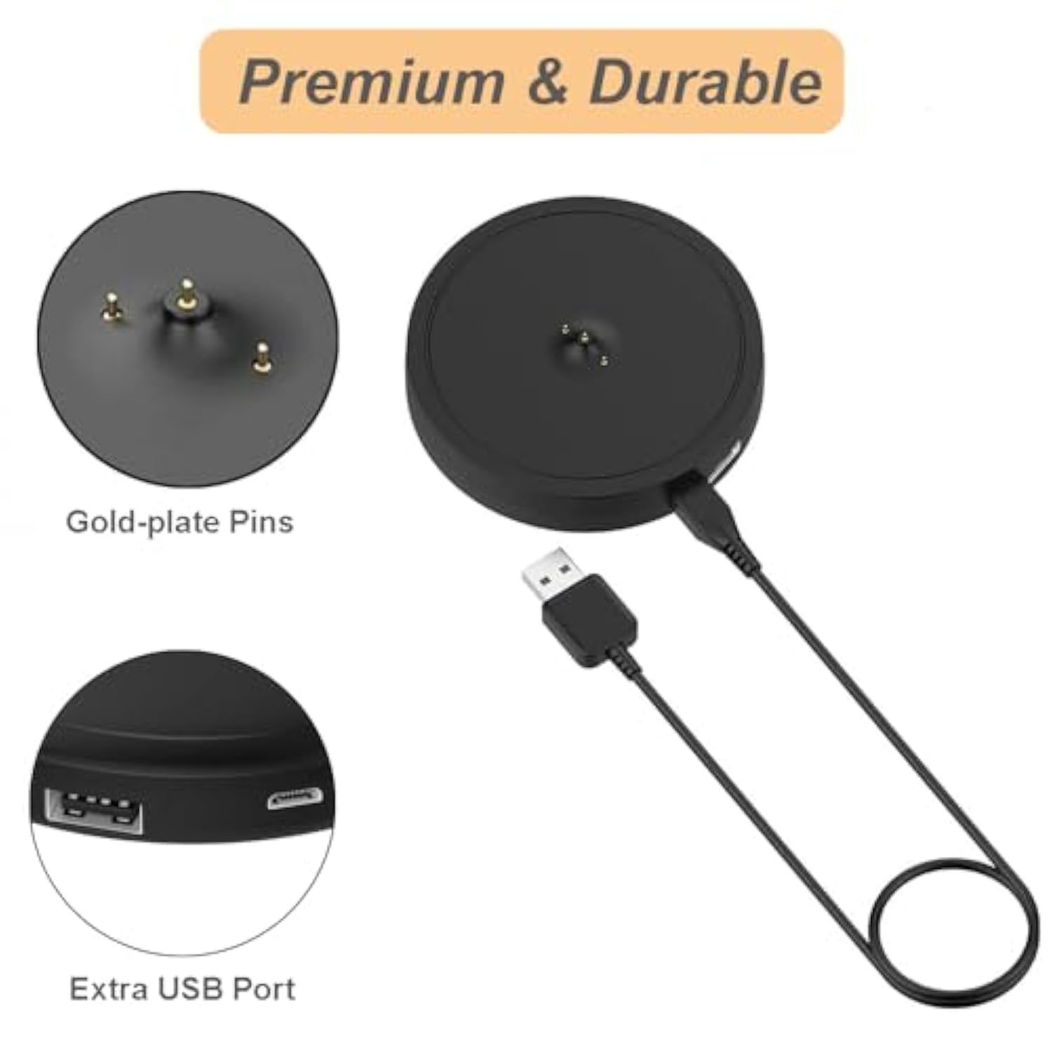 Charger For Ultimate Ears Boom 3/Megaboom 3/Blast/Megablast, Charging Dock Cradle With Usb Port, 5.5Ft Cable For Ue Boom 3/Megaboom 3/Blast/Megablast