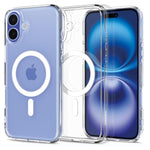 Spigen for iPhone 16 Case, Ultra Hybrid MagFit [Compatible with Magsafe] [Anti-Yellowing] [Military-Grade Protection] - White