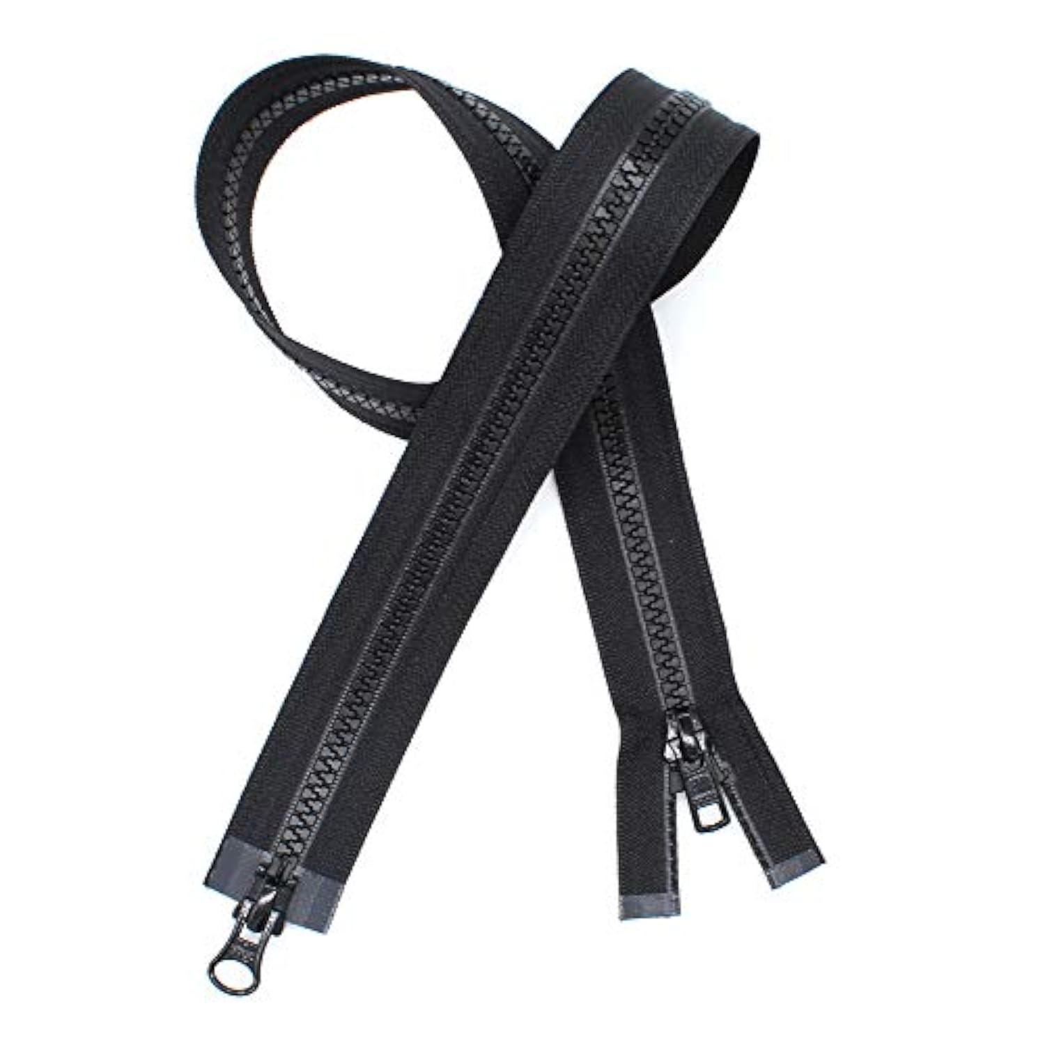 Vislon 2-Way Separating Zipper, 26", Black