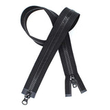 Vislon 2-Way Separating Zipper, 26", Black