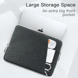 JETech Laptop Sleeve for 14-Inch MacBook Air/Pro, MacBook Pro M4 / M3 / M2 / M1 2021-2024, Waterproof Bag Case with Pocket, Compatible with 14 Inch Notebook (Dark Grey)