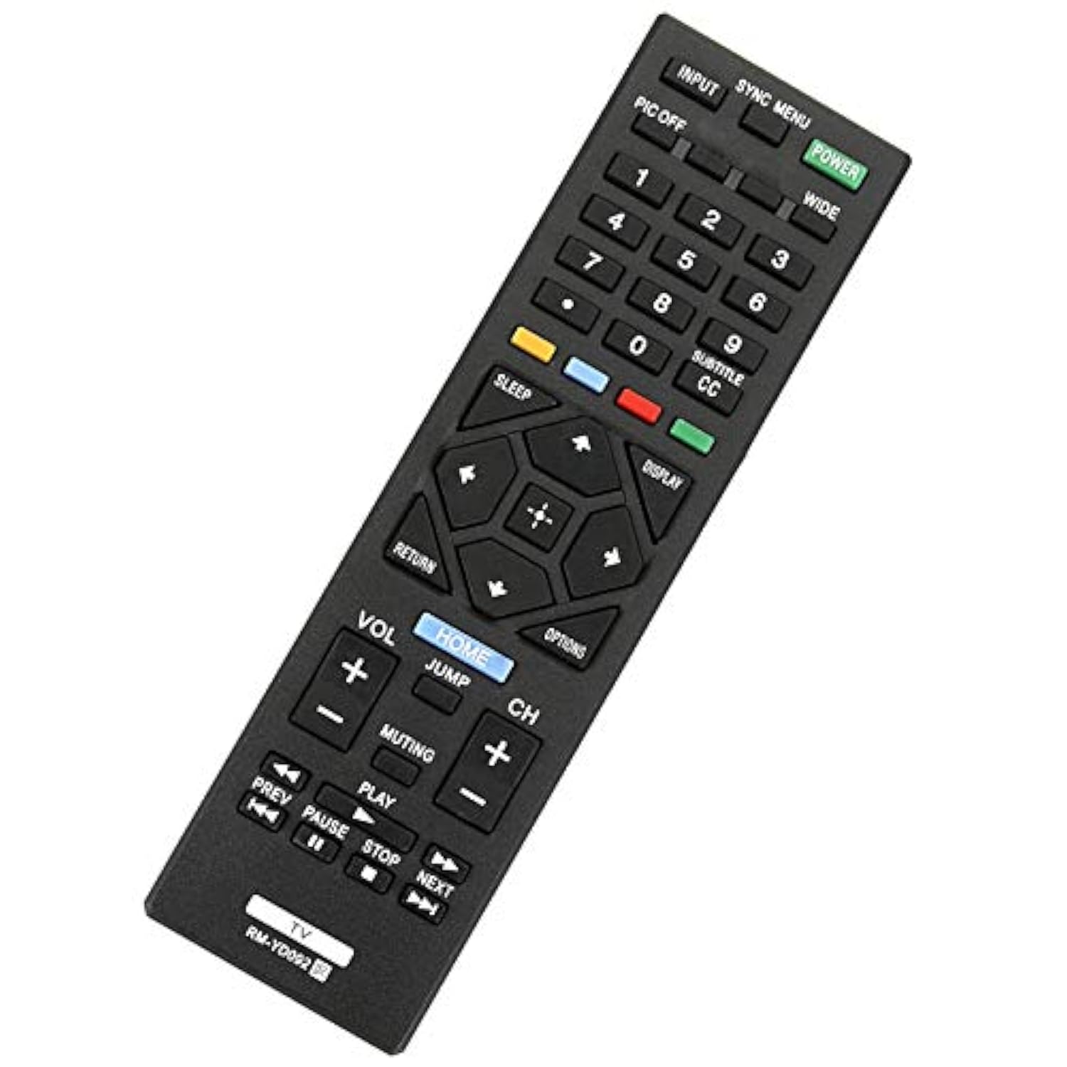 Universal Sony Tv Remote - Replacement For Lcd, Led & Bravia Tvs