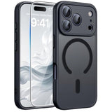 Transparent Black MagSafe Case for iPhone 17 Pro Max