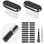 Usb C Dust Plug, Type C Anti Dust Cover Protector Cap With Phone Speaker Cover Compatible With Iphone 16 15 Series, Samsung Galaxy S22/S21/S20, Note 20/10, All Usb C Devices