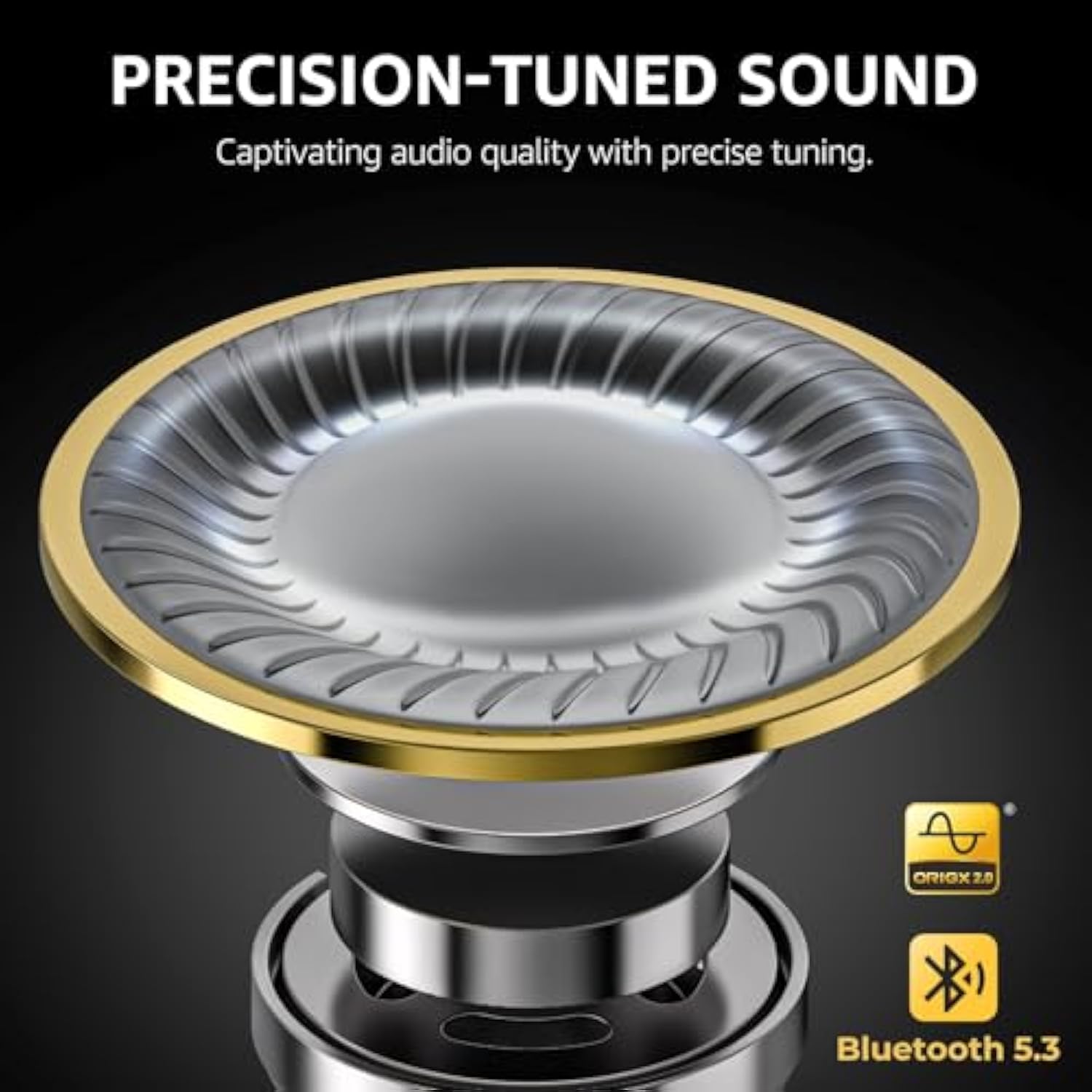 T10 Wireless Earbuds Bluetooth 5.3 Headphones, App Customize Eq, Ergonomic Design, 55H Playtime, Wireless Charging Case, Ipx8 Waterproof Sound In-Ear Headset, 2025 New Version