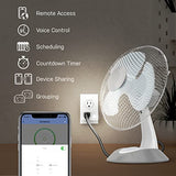 Wi-Fi Smart Plug With Night Light, Control Appliances & Lights Remotely, Set Schedules & Timers, Works With Alexa & Google Home, 2.4Ghz Network, Indoor Smart Home Device
