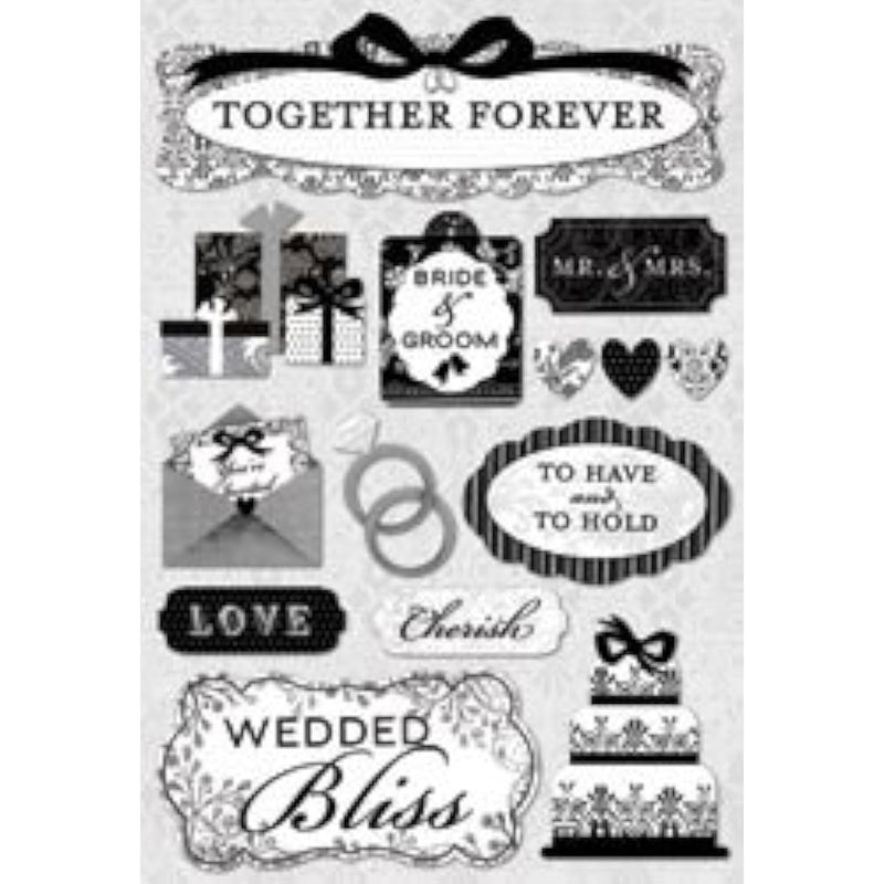 Wedding Cardstock Stickers: Together Forever