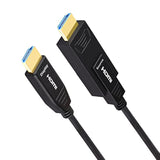 Hdmi Fiber Optic Cable 50 Feet (18Gbps 4K60Hz 1080P) With Micro Hdmi And Stand