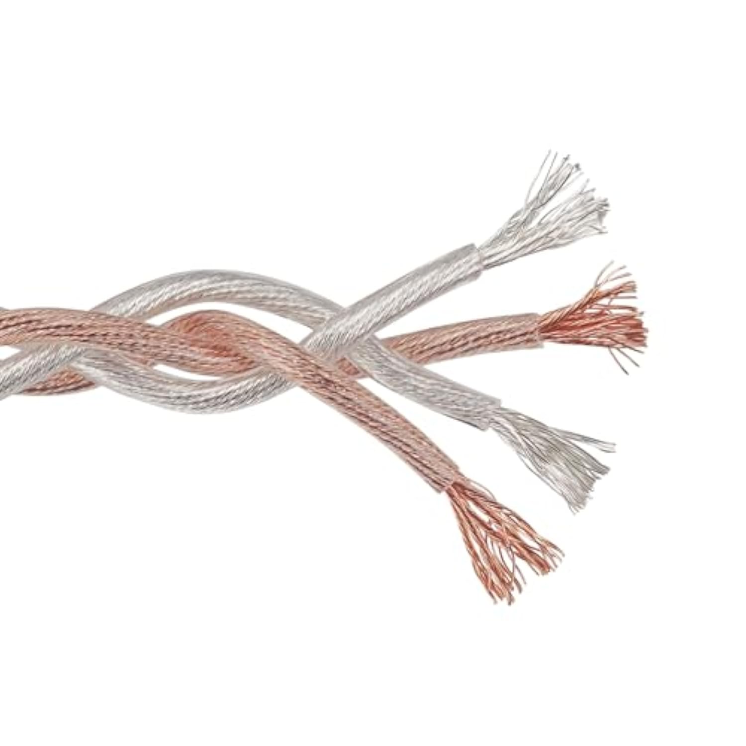 Geekria 4.4mm Balanced Cable Compatible with HIFIMAN SUNDARA, Edition XS, HE 4XX/400i/1000V2, Denon AH-D600/D7200, 6N OCC Braided Silver Plated Audio Cord (4.4mm to Dual 3.5mm Male/4.9ft)