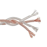 Geekria 4.4mm Balanced Cable Compatible with HIFIMAN SUNDARA, Edition XS, HE 4XX/400i/1000V2, Denon AH-D600/D7200, 6N OCC Braided Silver Plated Audio Cord (4.4mm to Dual 3.5mm Male/4.9ft)