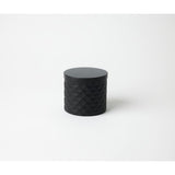 - Coastal Jasmine Scented Candle, Three-Wick, 100% Natural Soy Wax, Signature Collection, Notes Of Jasmine & Coastal Moss, Black