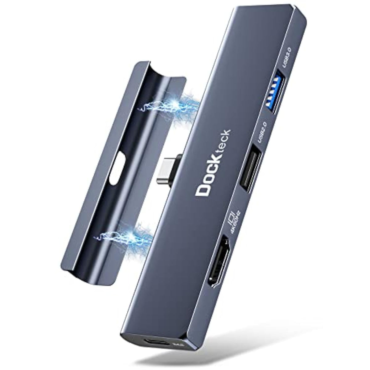 Ipad Pro Usb C Hub Multiport Adapter - Usbc Hub 5 In 1 With 100W Pd, 4K 60Hz H