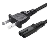 2-Prong AC Power Cord for JBL Partybox and Onn Bluetooth Speakers