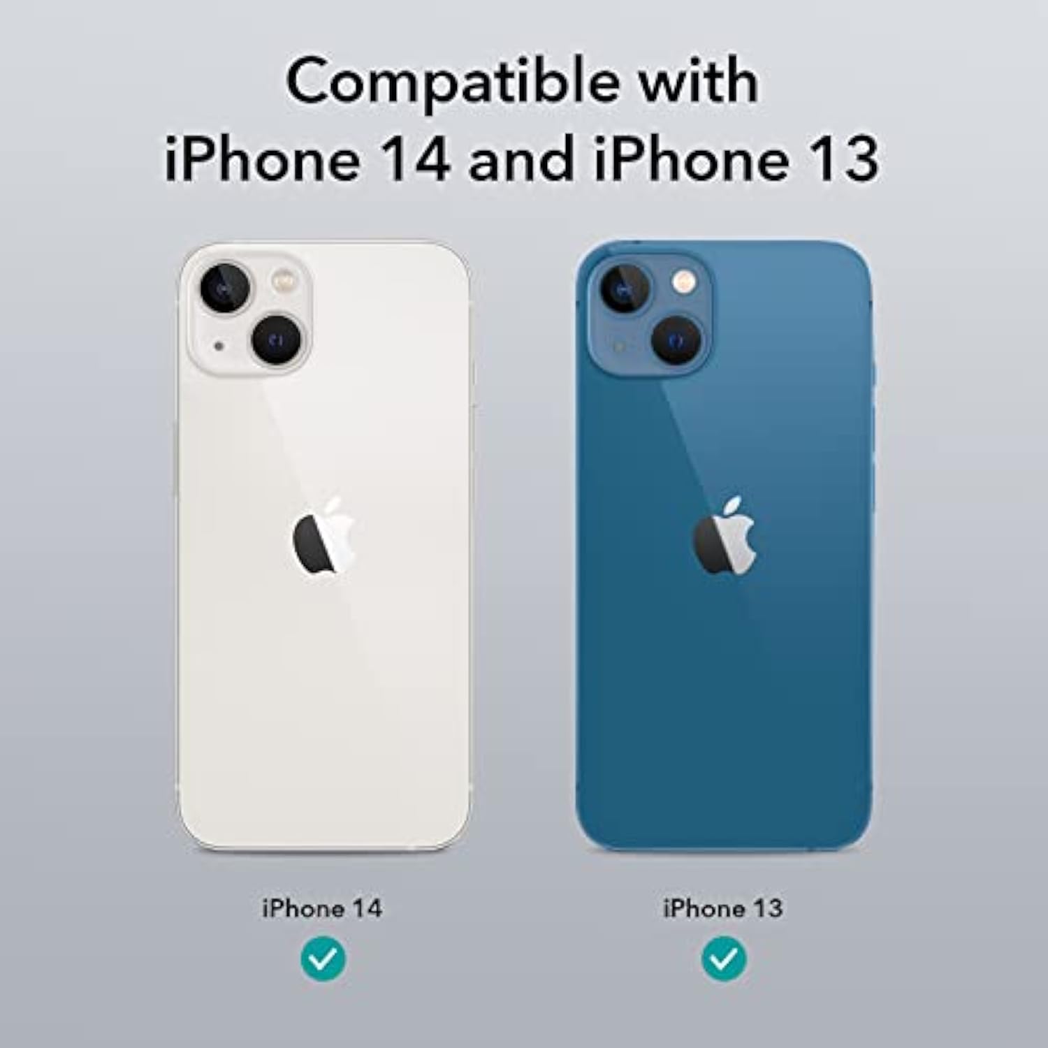Esr Case For Iphone 14/Iphone 13, Compatible With Magsafe, Classic Hybrid Magnetic Mobile Phone Case Case, Standard, Drop Protection, Scratch-Resistant Back, Clear