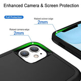 Heavy Duty Shockproof iPhone 11 Case Dustproof Drop Resistant Black