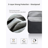 22 Inch Laptop Sleeve With Zipper Pocket, Premium Protective Monitor Sleeve For 22" Laptops & Displays, Shockproof & Water-Resistant, Slim & Lightweight Design For Travel And Storage