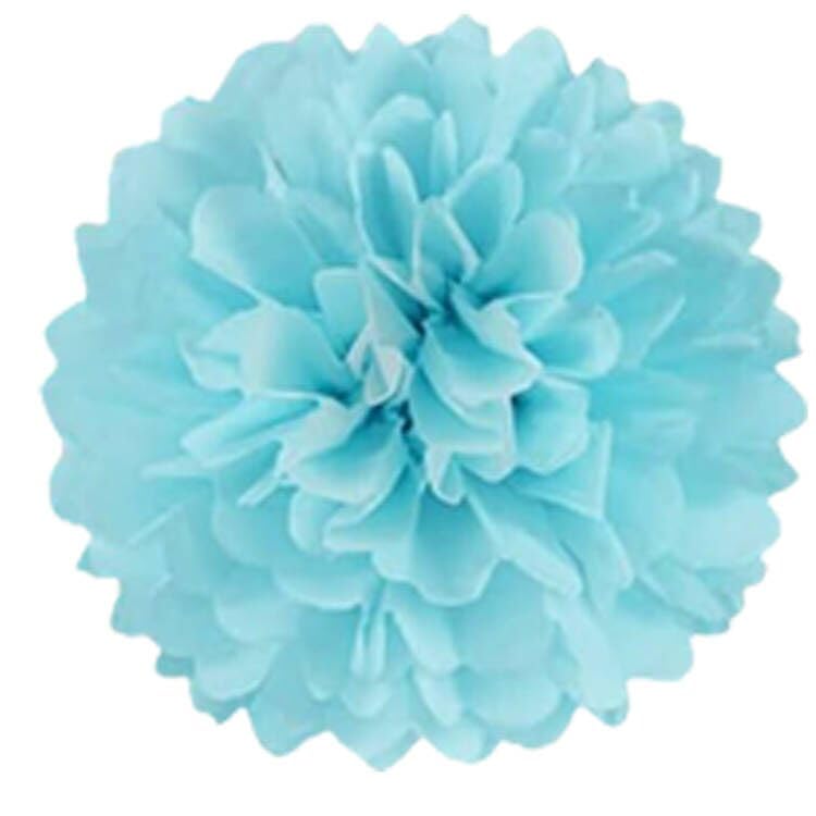 12 Pcs Pink Blue Tissue Paper Pom Poms for Gender Reveal Party Ceiling Wall Hanging Tissue Flowers Decor (8 &10 & 12 inch)
