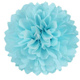 12 Pcs Pink Blue Tissue Paper Pom Poms for Gender Reveal Party Ceiling Wall Hanging Tissue Flowers Decor (8 &10 & 12 inch)