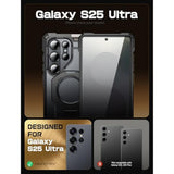 SUPCASE for Samsung Galaxy S25 Ultra Case with Stand (Unicorn Beetle Grip), [S Pen Friendly] [Compatible with MagSafe] [Military-Grade Protection] Magnetic Phone Case for S25 Ultra 6.9 Inch, Black