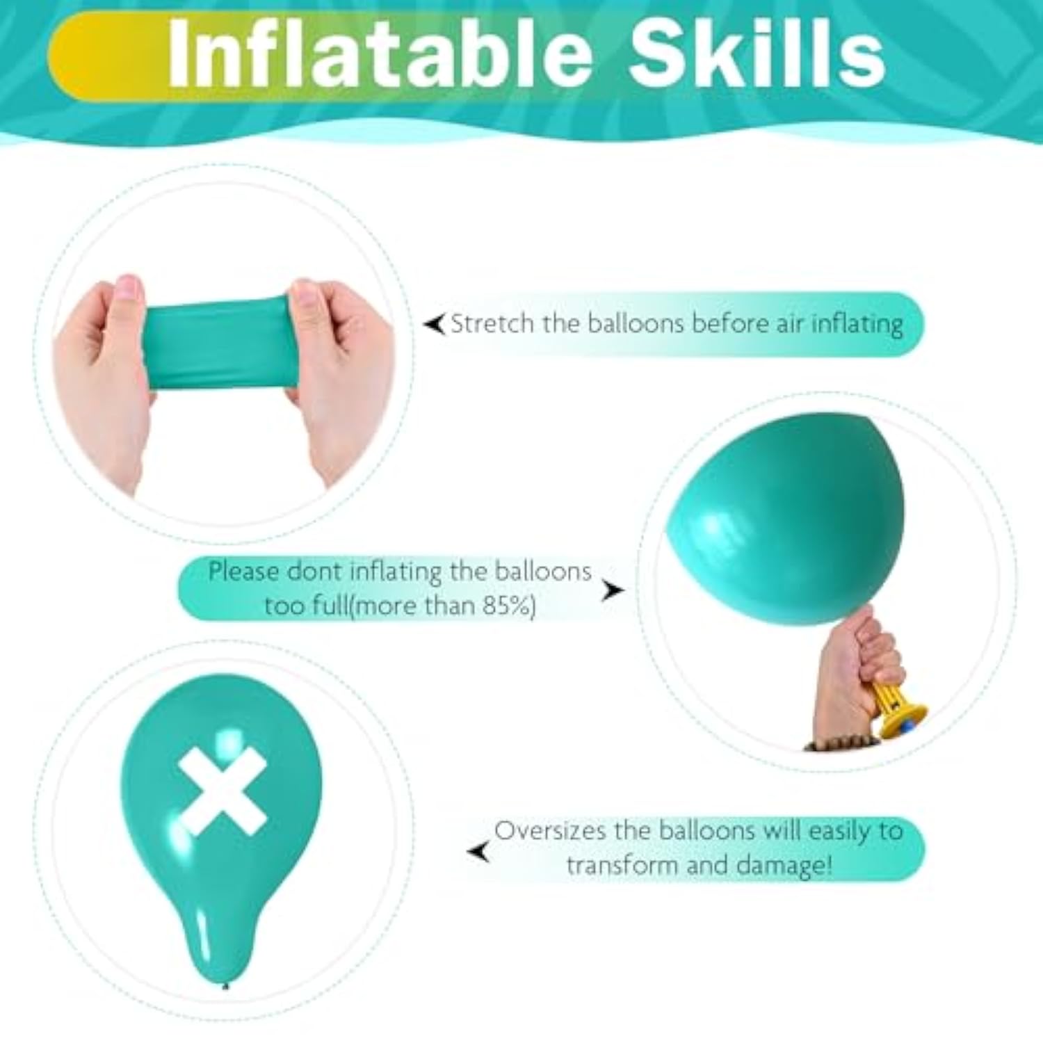 60pcs Pastel Rainbow Balloons in Pink, Purple, Teal, Yellow for Birthday & Baby Shower Decor