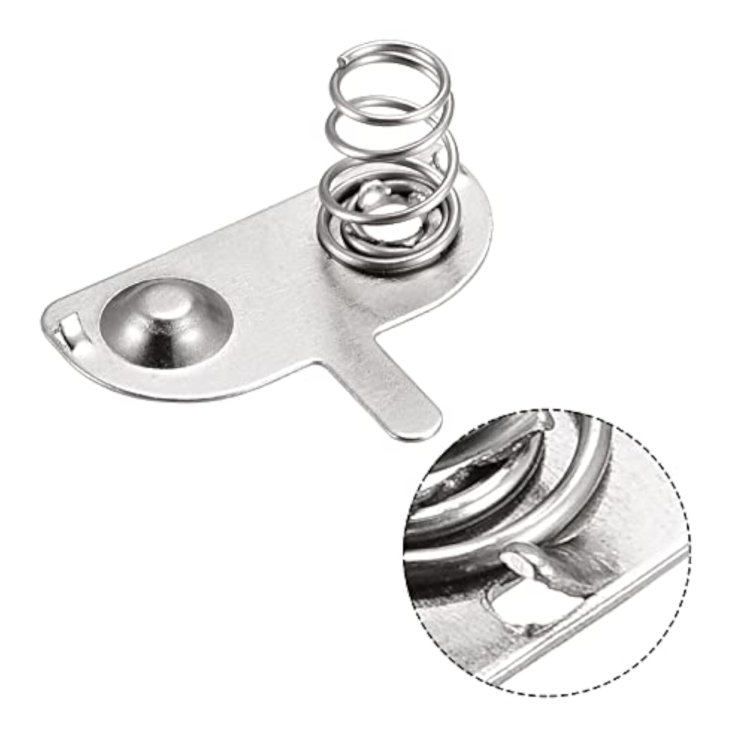 Battery Spring Plate Aaa Batteries Spring Contact Nickel Plated 20Mmx9Mm 20 Pcs