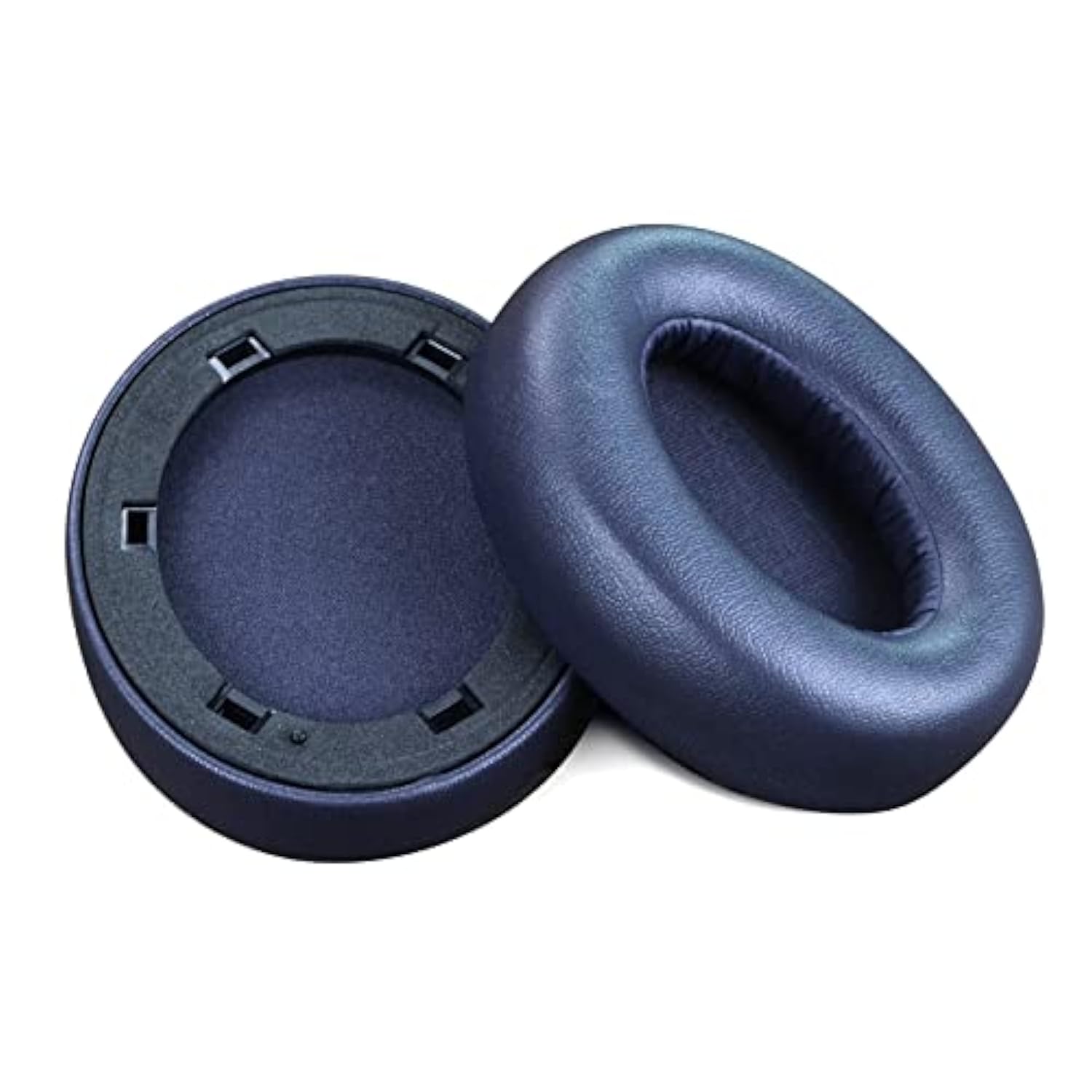 Replacement Ear Pads For Anker Soundcore Life Q20 / Q20 Bt Softer Leather, Luxurious Memory Foam, Added Thickness, Enhanced Noise Isolation (Purple Blue)