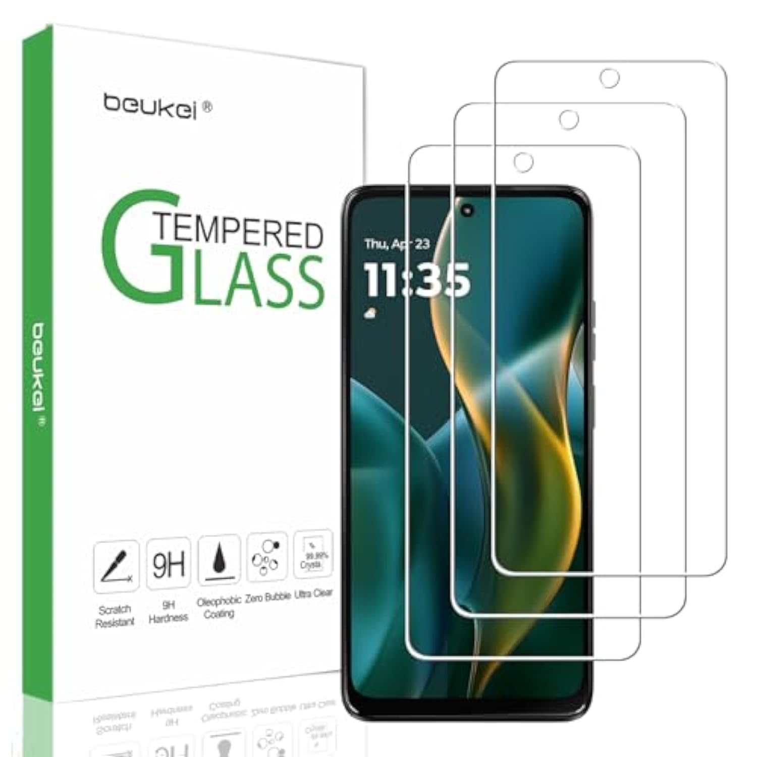 (3 Pack Designed For Motorola Moto G 5G (2025) Screen Protector Tempered Glass, Touch Sensitive, 9H Hardness?[Not Fit For 2020-2024 Version]