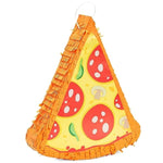 Pizza Pinata - Food Themed Birthday Party Decorations, Table Centerpiece (Small, 16.5 X 13.5 X 3 In)