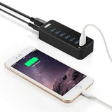 Anker Powered USB Hub for Laptop, 7 Ports USB 3.0 Data Hub, with 36W Power Adapter and BC 1.2 Charging Port for iPhone 7/6s Plus, iPad Air 2, Galaxy S Series, Note Series, Mac, PC, USB-Flash Drives