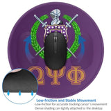Psi Phi Mouse Pad Series Anti-Slip Mouse Mat For Office Computer Mousepads Round Gaming Mouse Pad 7.9 X7.9 Inchs