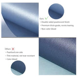 Matte Navy Blue Reversible Wrapping Paper Mini Roll 17x32.8 Ft Gift Wrap