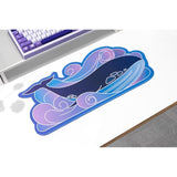 Unique Purple Whale Mouse Pad, Extended Large Desk Mat, 19.7" X 8.9" Waterproof Gaming Mouse Pad, Non-Slip Rubber Base Keyboard Mousepad For Desk Gamer, Office & Home (Purple Whale, Large)