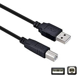 Blue Snowball MIC Microphone Replacement USB-A to USB-B 2.0 Cable - Power Cord for Arduino UNO, Mega 2560 Rev 3, Printer or External Hard Drive