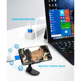 Usb To Usb C Adapter With C Male To 3.0 Female Charger 4Pack,Thunderbolt 4 Otg Converter For Mac,Iphone 16 15 14 13 Plus Pro Max Mini,Samsung Galaxy Ai S24 S23 S22 Ultra,Ipad Air,Airpods