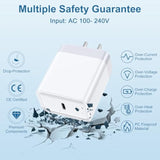 Usb C Fast Charger Block Type C Charging Block 2-Pack 20W For Samsung Galaxy S25 Ultra S25 Edge Plus S25 A17 A36 A16 5G A15 A35 A25 Z Fold Flip 7 6, C Port Android Charger Usbc Wall Plug Phone Charger