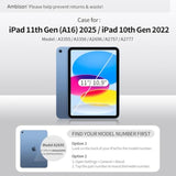 Ipad 10Th Generation 10.9 Inch 2022 For Kids Girls, With Tempered Glass Screen