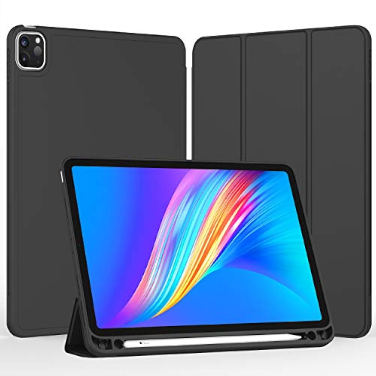 New Ipad Pro 11 Inch Case 2022(4Th Gen)/ 2021(3Rd Gen) With Pencil Holder [Sup