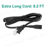 Power Cord Replacement For Dewalt Dcr010 Jobsite Speaker Dcr028B Radio 8.2Ft 2-Slot Ac Power Cord Cable