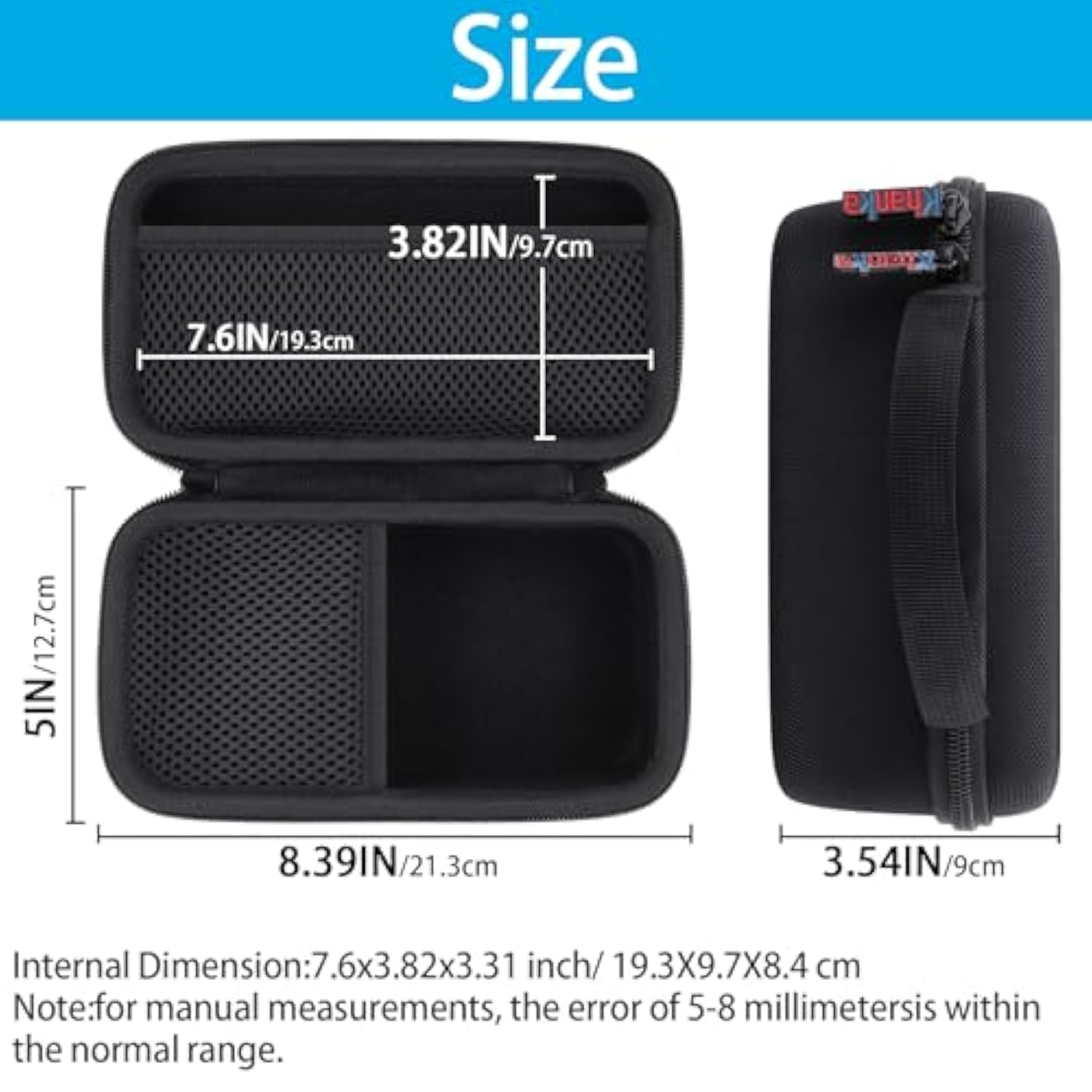 Hard Travel Case Replacement For Anker 100W Charging Base + Anker Prime 27,650Mah 250W / 20,000Mah 200W Powerbank(Case Only).