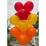 60 Pcs 12 Inch Yellow Orange Red Latex Balloons Thanksgiving Fall Party Decor