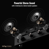 Record Player All-in-One Classic Turntable for Vinyls Records Built-in 4 Stereo Speakers High Fidelity Audio AT-3600L Phono Belt Drive Vinyl Players
