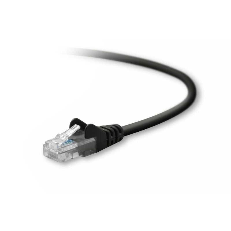 Belkin 30ft CAT5E Black Patch Cord Snagless