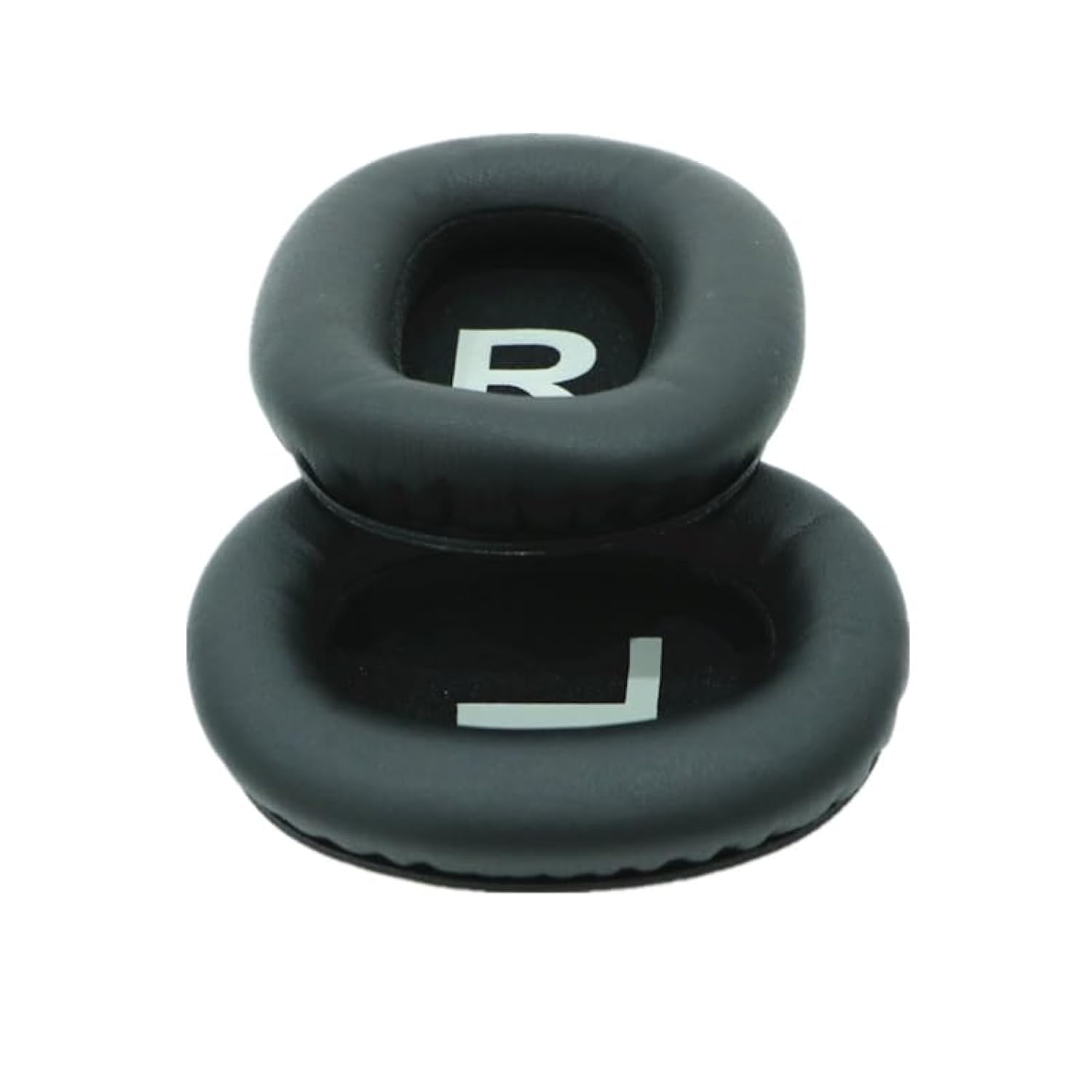 1 Pair Of Protein Pu Leather Ear Cushions, Ear Pads For Headphones, For Mpow H12 With Lr Sign, Easy To Distinguish Left And Right Position, Precise Fit, Black