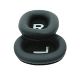1 Pair Of Protein Pu Leather Ear Cushions, Ear Pads For Headphones, For Mpow H12 With Lr Sign, Easy To Distinguish Left And Right Position, Precise Fit, Black