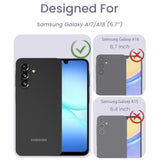 Clear Crystal Flower Pattern Phone Case for Samsung Galaxy A17 and A18