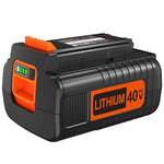 40V Max Replacement For Black And Decker 40V Lithium Battery Lbx2040 Lst136 Lbxr2036 Lbxr36 Lht2436 Lcs1240 Lbx1540 Lbx36 Lswv36 Lst540 Lst136W Black+Decker Lithium Ion