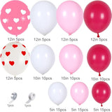 Galentines Day Balloon Arch Garland Kit With 120 Pcs Galentines Day Party Decorations Balloons Love Balloons Heart Balloon For Galentines Day Party Valentines Birthday Party Supplies