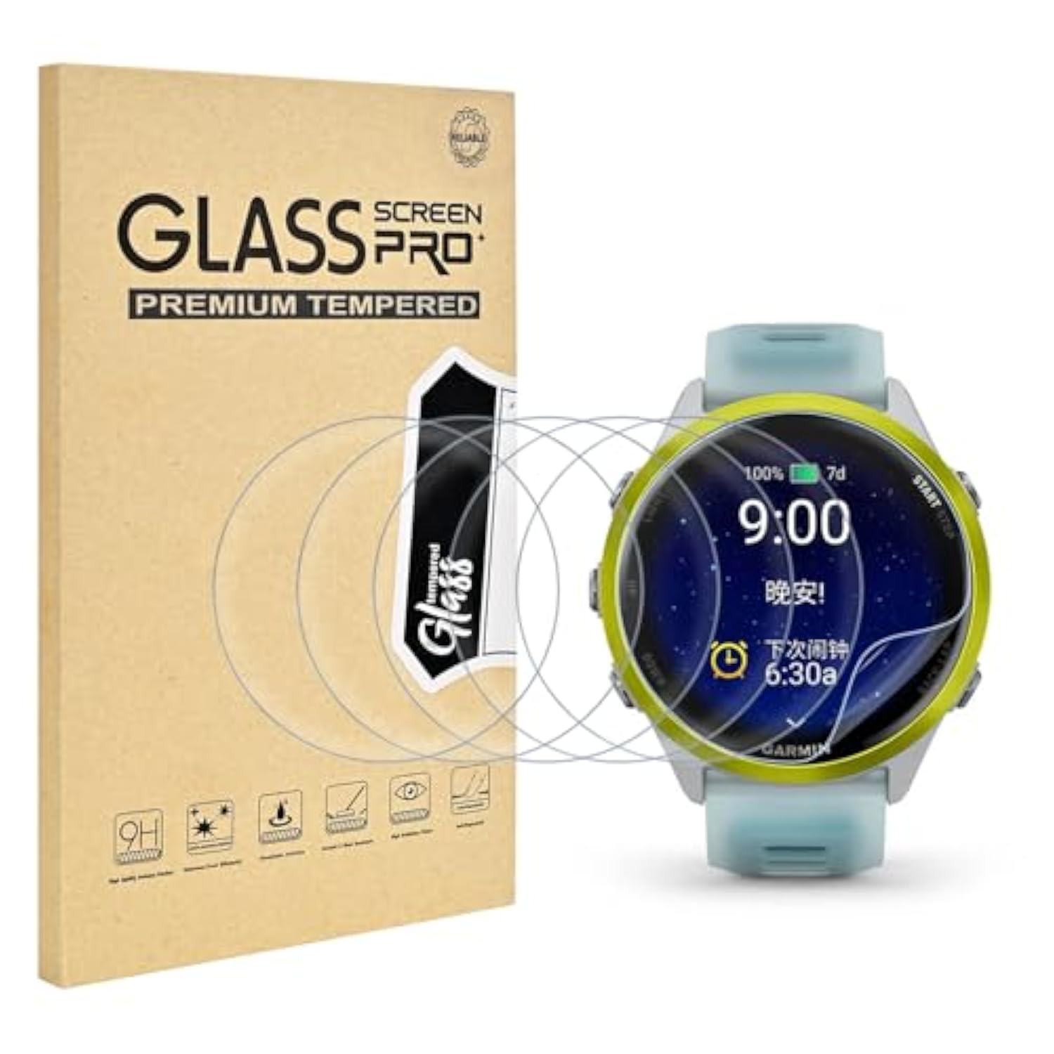 6Pack Compatible For Garmin Forerunner 570 47Mm Sreen Protector Clear, Hd Anti-Scratch Flexible Tpu [Not Glass] Protecticve Film For Forerunner 570 Smartwatch Protecotor 47Mm