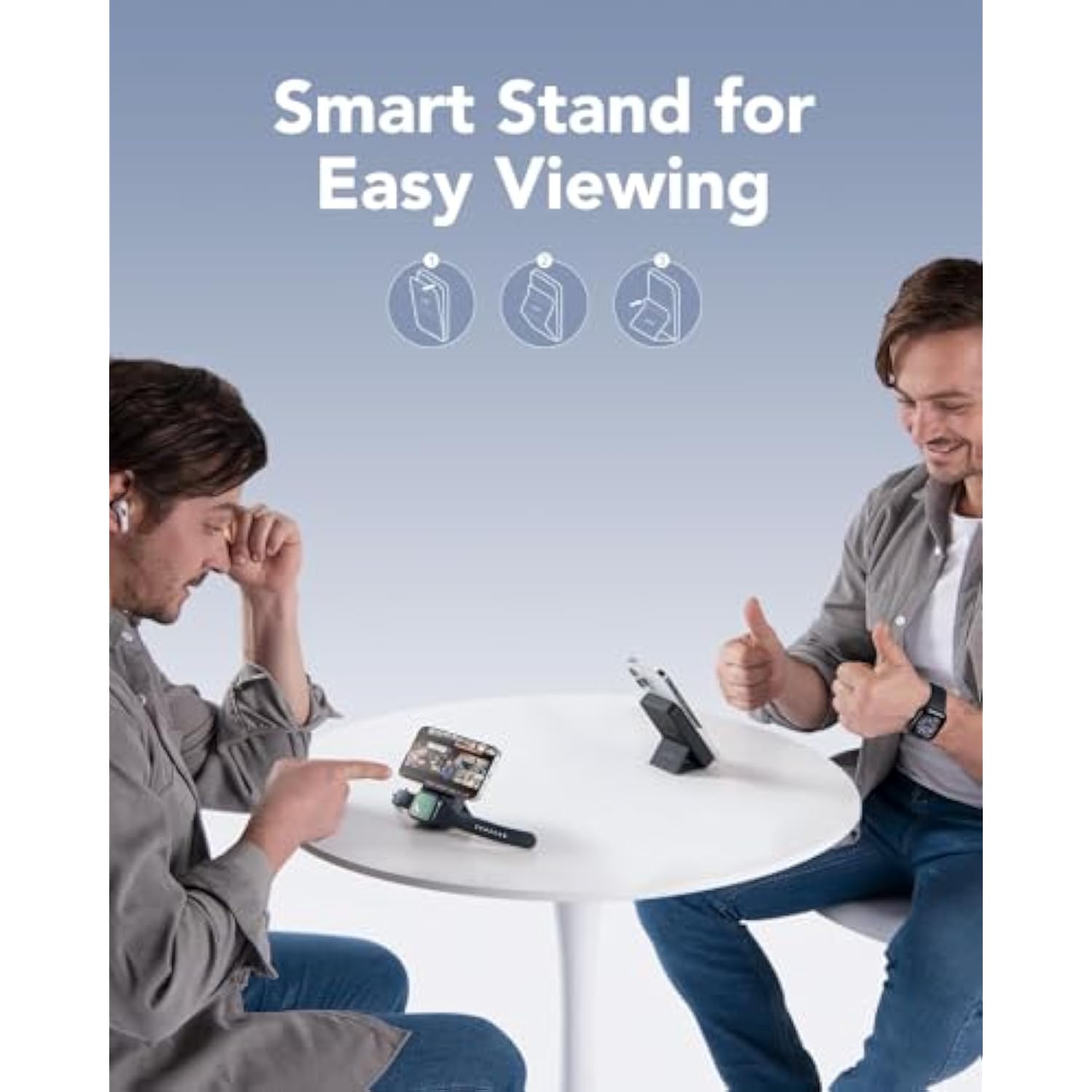 All-In-One 10000Mah Magsafe Compatible Battery Pack Portable Power Bank With Foldable Stand Magnetic Power Bank, Compatible With Iphone 17/16/15/14/13/12, Apple Watch And Airpods